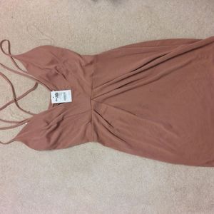 Mauve strappy dress
